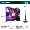 Hisense 85E7S PRO TV 2.16 m (85 tolli) UHD+ nutiteler Wi-Fi must 400 cd/m²