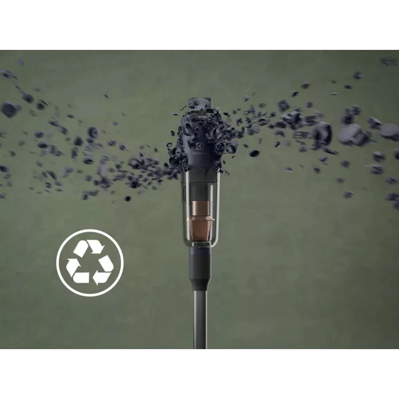 Electrolux EP71B14WET Stick vacuum Aku Kuiv Kotita 0,3 L Sinine 4 Ah