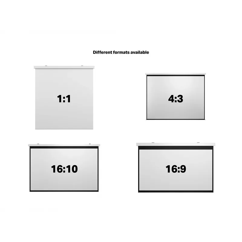 Motoriseeritud projektsiooniekraan MULTIBRACKETS M 16:9 135 tolli (300x168) mattvalge