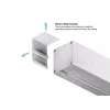 Multibrackets M 1:1 Motoriseeritud projektsiooniekraan 240x240, 135 tolli valge versioon