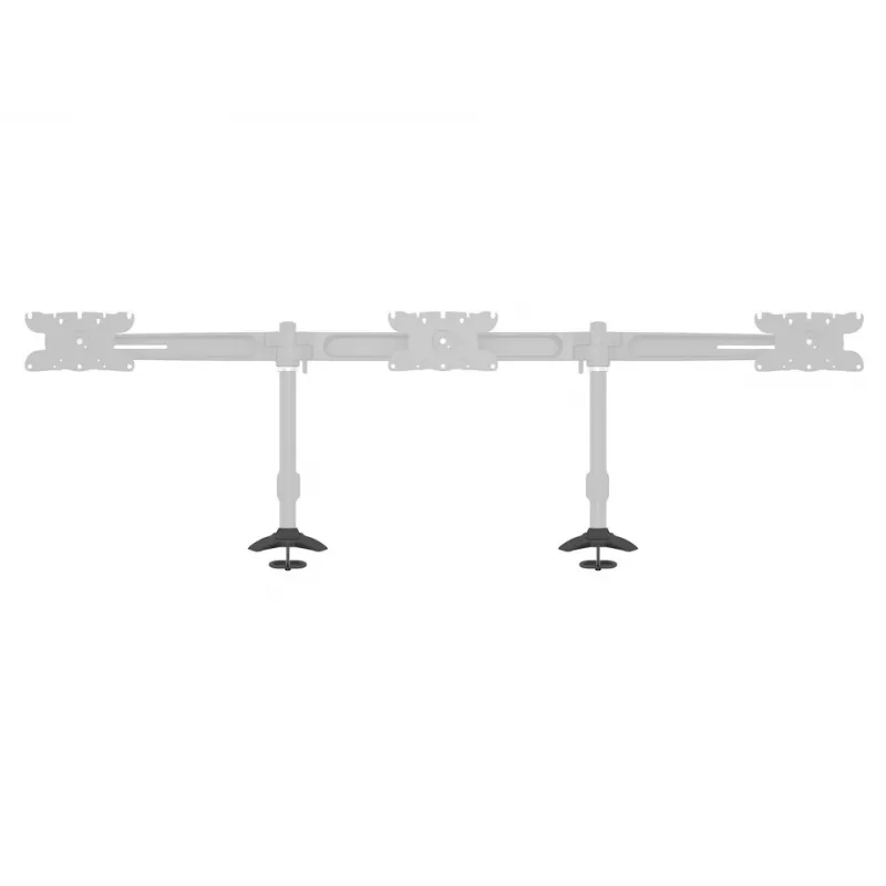 Läbiviigupesa Multibrackets M Desktopmount ühe-/kahe-/kolmekordsele monitorialusele must mudel