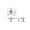 Läbiviigupesa Multibrackets M Desktopmount ühe-/kahe-/kolmekordsele monitorialusele must mudel