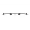 Multibrackets M VESA Desktopmount Triple Desk Clamp 24 tolli-32 tolli 24 kg