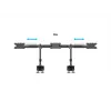 Multibrackets M VESA Desktopmount Triple Desk Clamp 24 tolli-32 tolli 24 kg