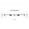 Multibrackets M VESA Desktopmount Triple Desk Clamp 24 tolli-32 tolli 24 kg