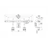 Multibrackets M VESA Desktopmount Triple Desk Clamp 24 tolli-32 tolli 24 kg