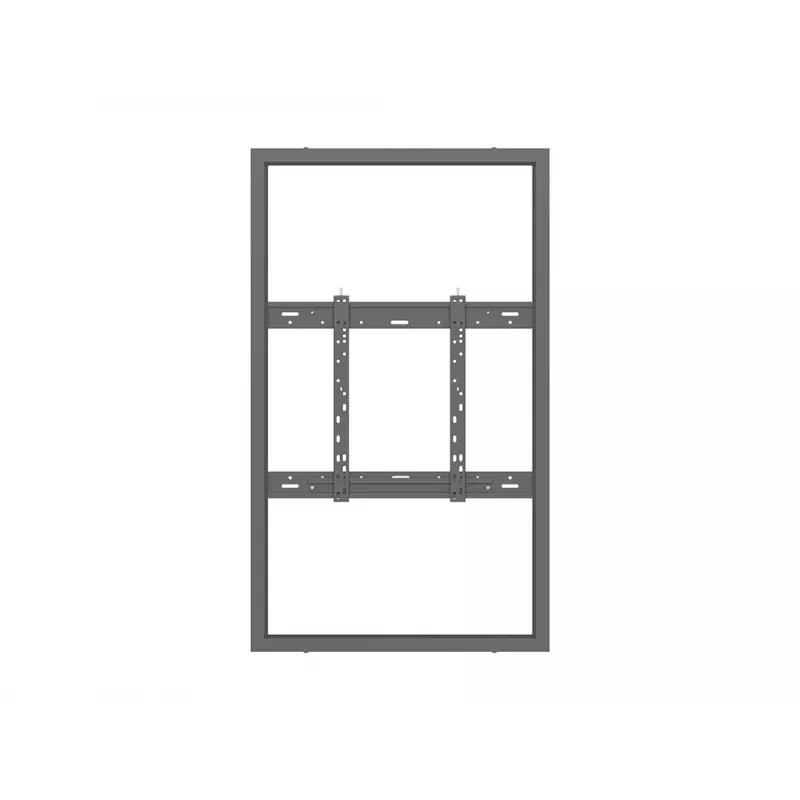 Multibrackets M Pro Series Enclosure 55 tolli seinale kinnitatav õhuke keskmine must teras rõht-/püstpaigaldus