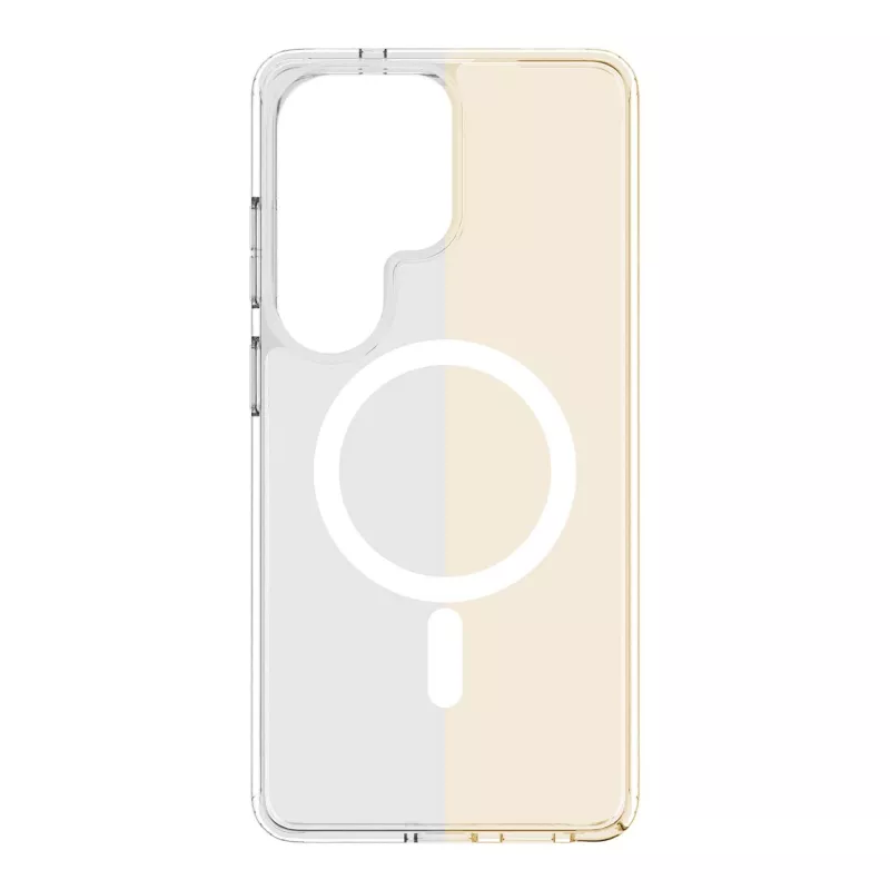 Cellularline Clear Mag - Galaxy S26 Ultra ülitugev läbipaistev ümbris kummist äärega, ühildub Qi2 ökosüsteemi ja magnetiliste tarvikutega, töödeldud kollasuse vältimiseks.