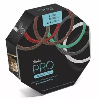 3Doodler PRO-FILLS 3D-printimismaterjal Vask, Polüpiimhape (PLA), Polüpiimhappe-süsinikkiud (PLA-CF), Puidukiud Vask, Roheline, Hall, Valge, Puit, Punane, Pronks
