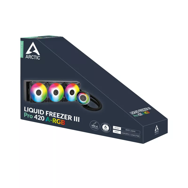ARCTIC Liquid Freezer III Pro 420 A-RGB Mitmeühilduv kõik-ühes protsessori vesijahuti koos A-RGB-ga