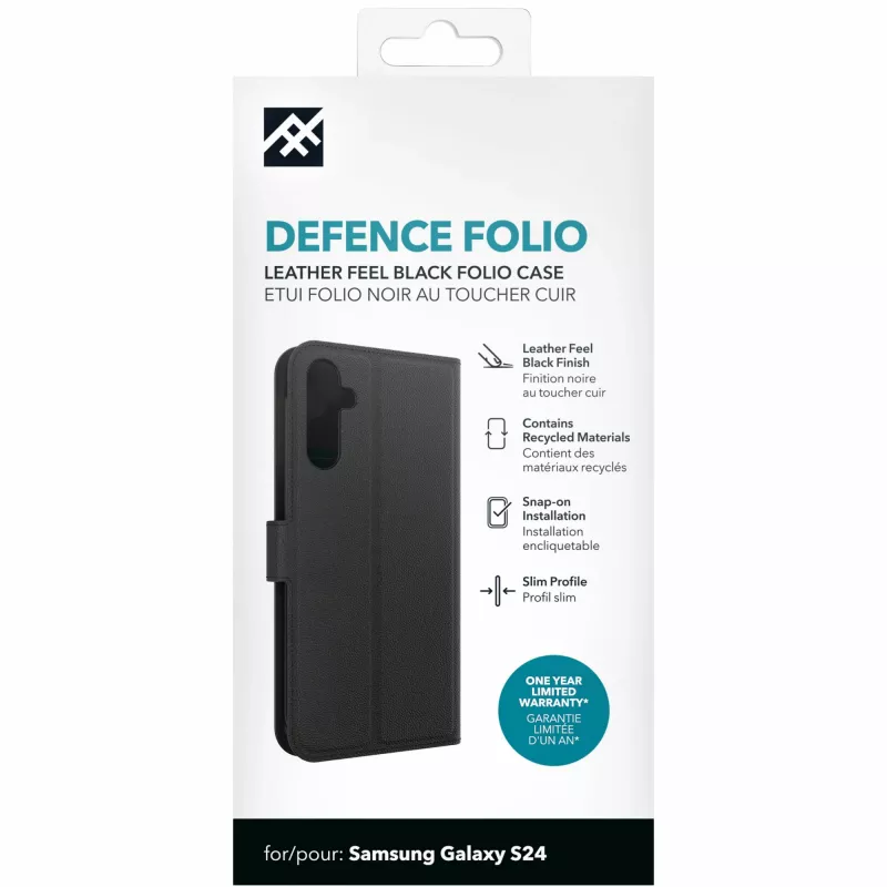 IFROGZ Defence Folio mobiiltelefoni ümbris 15,8 cm (6,2 tolli) Must