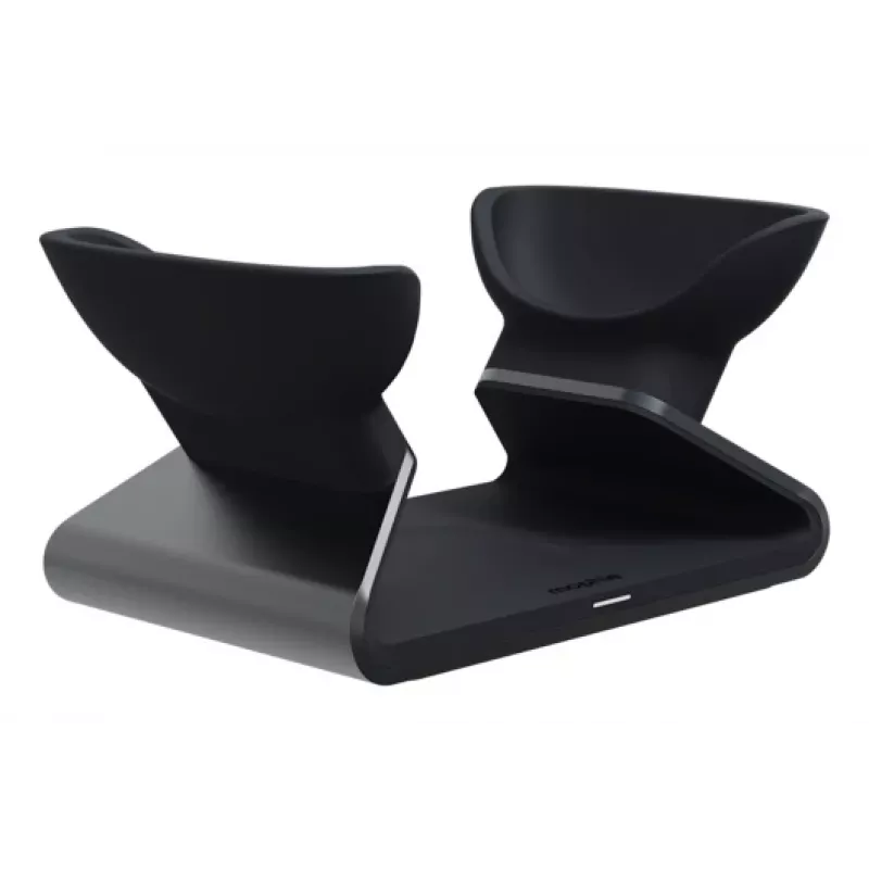 mophie AirPods Maxi laadimisalus, siseruumides, USB, juhtmevaba laadimine, must