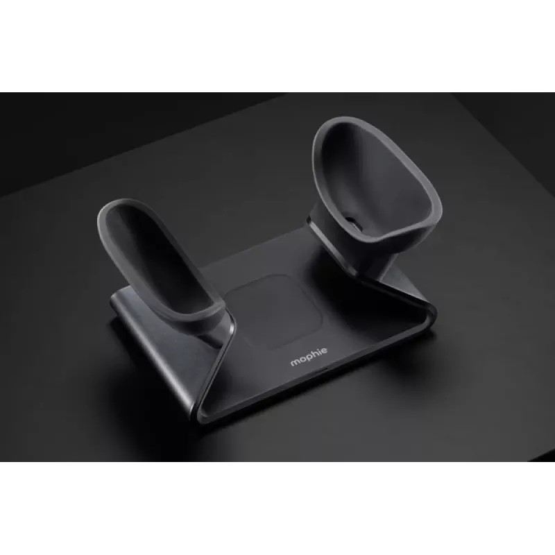 mophie AirPods Maxi laadimisalus, siseruumides, USB, juhtmevaba laadimine, must