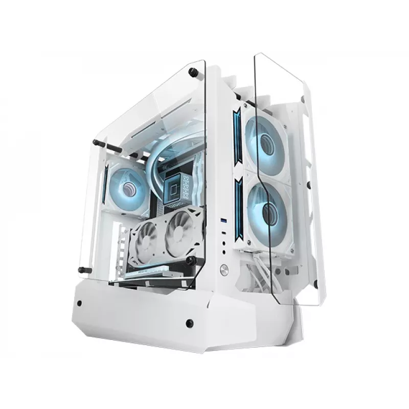 Mars Gaming MC-EDGEW Midi Tower Valge