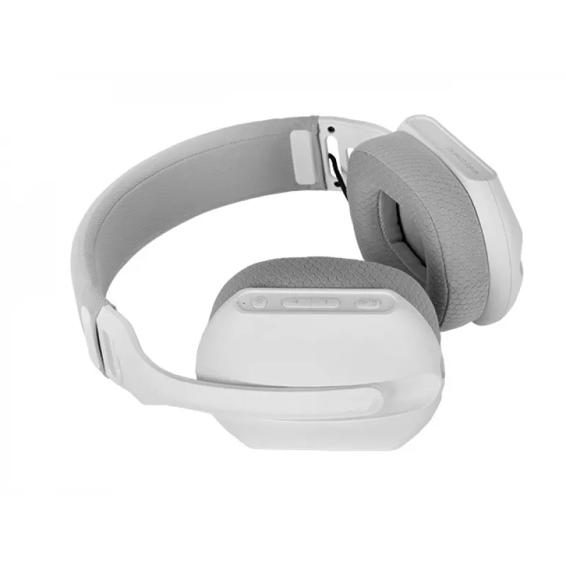 Mars Gaming MHW-PROW Peakomplekt Juhtmega ja Juhtmevaba Peapael USB USB-C Bluetooth Valge