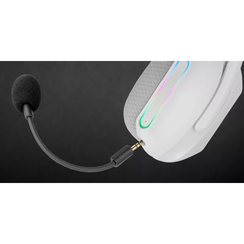 Mars Gaming MHW-PROW Peakomplekt Juhtmega ja Juhtmevaba Peapael USB USB-C Bluetooth Valge