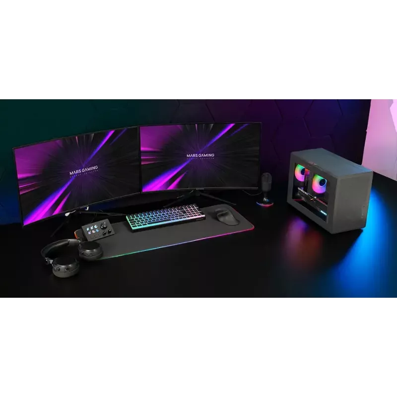 Arvutikorpus Mars Gaming MCXPS mATX ülikompaktne must