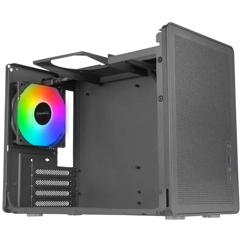 Arvutikorpus Mars Gaming MCXPS mATX ülikompaktne must