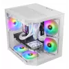 Mars Gaming MC-3TLITEW Mini Tower Valge