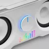 Mars Gaming MS22W Kompaktsed Mängurikõlarid 2.2 RGB Flow Subwoofer + 4 Aktiivkõlarit DSP Heli 35W Valge