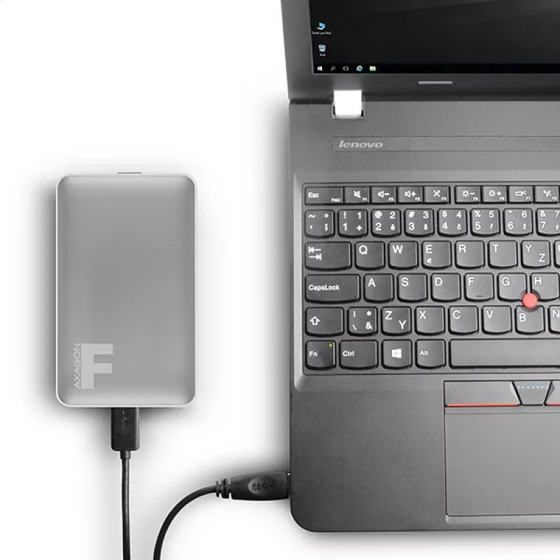 AXAGON EE25-F6G - HDD / SSD-Gehäuse - 2.5 Zoll - SATA - Serial ATA II - Serial ATA III - 5 Gbit/s - USB Konnektivität - Grau