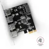 Axagon PCEU-430VL liidesekaardid/adapter Sisemine USB 3.2 Gen 1 (3.1 Gen 1)