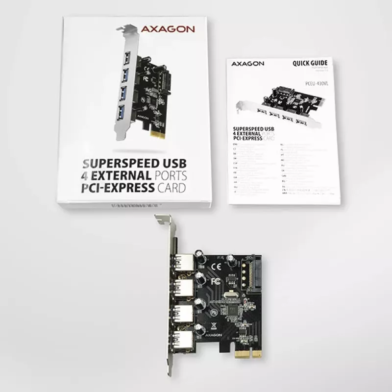 Axagon PCEU-430VL liidesekaardid/adapter Sisemine USB 3.2 Gen 1 (3.1 Gen 1)