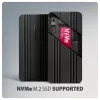 Axagon EEM2-40G USB-C 40Gbps M.2 NVMe SSD väliskorpus, ARMORED alumiinium