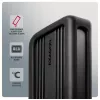 Axagon EEM2-40G USB-C 40Gbps M.2 NVMe SSD väliskorpus, ARMORED alumiinium