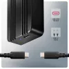 Axagon EEM2-40G USB-C 40Gbps M.2 NVMe SSD väliskorpus, ARMORED alumiinium