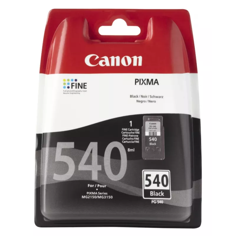 Canon PG-540 tindikassett 1 tk Originaal Standardtootlus Fotokvaliteediga must