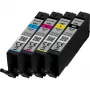Canon CLI-581 BK/C/M/Y tindikassettide mitmikpakend, must, tsüaan, magenta, kollane, pigmendipõhine tint, 5,6 ml, 5,6 ml, mitmikpakend