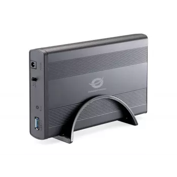 Conceptronic 3,5-tolline kõvakettakarp USB 3.0, HDD-korpus, 3,5 tolli, Serial ATA, Serial ATA II, 4,8 Gbit/s, USB-ühenduvus, Grafiit