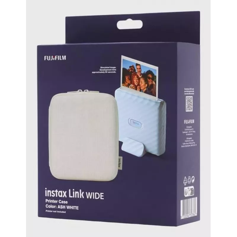 Printeri ümbris Fujifilm instax Link Wide jaoks (mudel 70100162648) — tuhkvalge