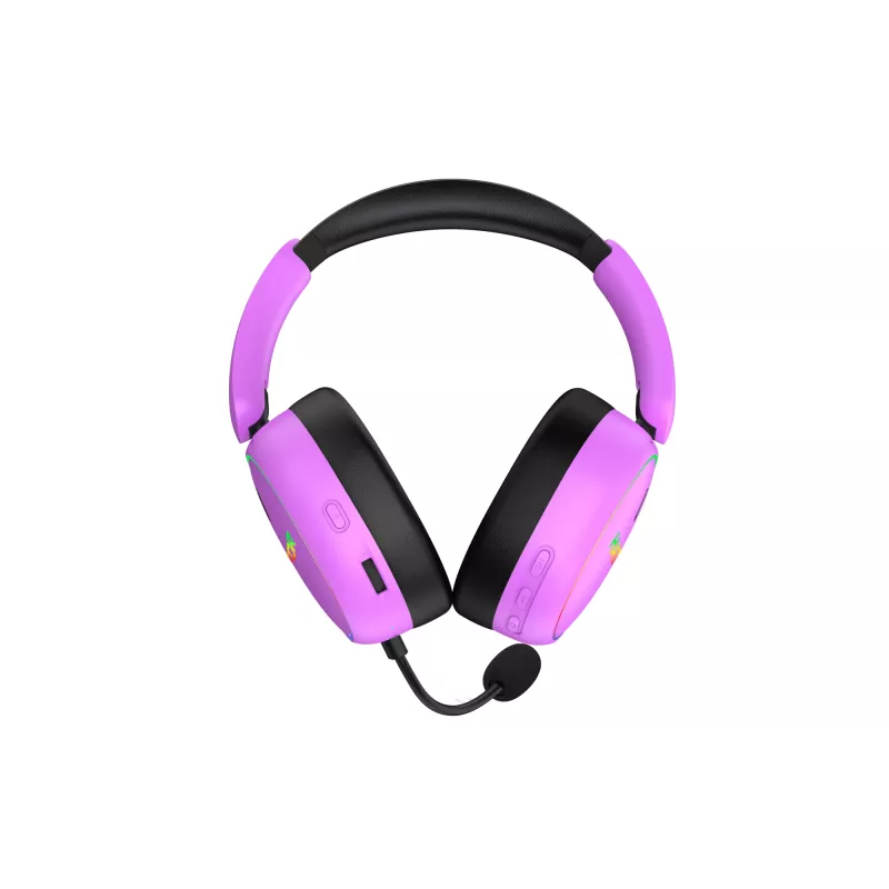 HATOR Phoenix 2 Wireless kõrvaklapid, juhtmega ja juhtmevaba, peakõlariba, mänguritele, USB USB-C / USB Type-A, Bluetooth, violetne