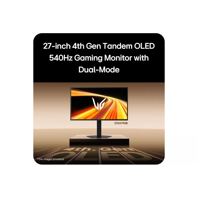 LG 27GX790B-B arvutimonitor 68,6 cm (27 tolli) 2560 x 1440 pikslit Quad HD OLED must