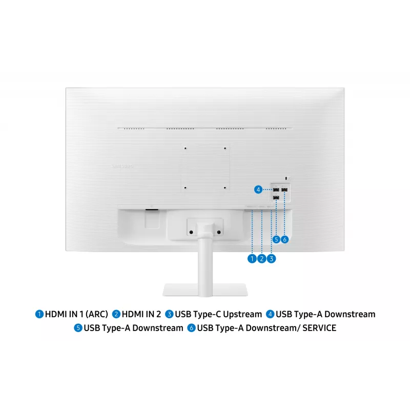 Samsung M7 M70F arvutimonitor 81,3 cm (32 tolli) 3840 x 2160 pikslit 4K Ultra HD LED valge
