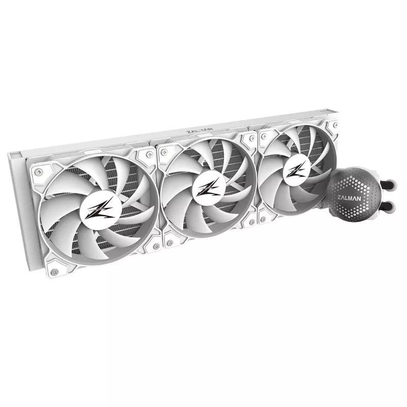 Zalman ALPHA36 Valge CPU Liquid Cooler 360mm Radiator 3 x 120 mm Fan ARGB pump Dual Processor All-in-one liquid cooler 12 cm
