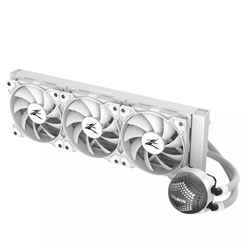 Zalman ALPHA36 Valge CPU Liquid Cooler 360mm Radiator 3 x 120 mm Fan ARGB pump Dual Processor All-in-one liquid cooler 12 cm