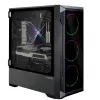 Zalman Z8 TG ATX Mid Tower arvutikorpus, ARGB ventilaator x3, T/G Midi torn must