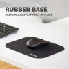 Fellowes Premium hiirpad - Must, must, ühevärviline, polüester, kumm
