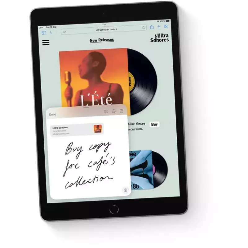 Tahvelarvuti Apple iPad 10,2-tolline (25,9 cm) 256 GB Wi‑Fi (802.11ac) A13, iPadOS 15, Hall, 8 MP/12 MP