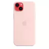 Silikoonümbris Apple iPhone 14 Plus MagSafe Kriidiroosa kate