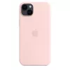 Silikoonümbris Apple iPhone 14 Plus MagSafe Kriidiroosa kate