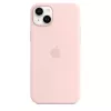 Silikoonümbris Apple iPhone 14 Plus MagSafe Kriidiroosa kate
