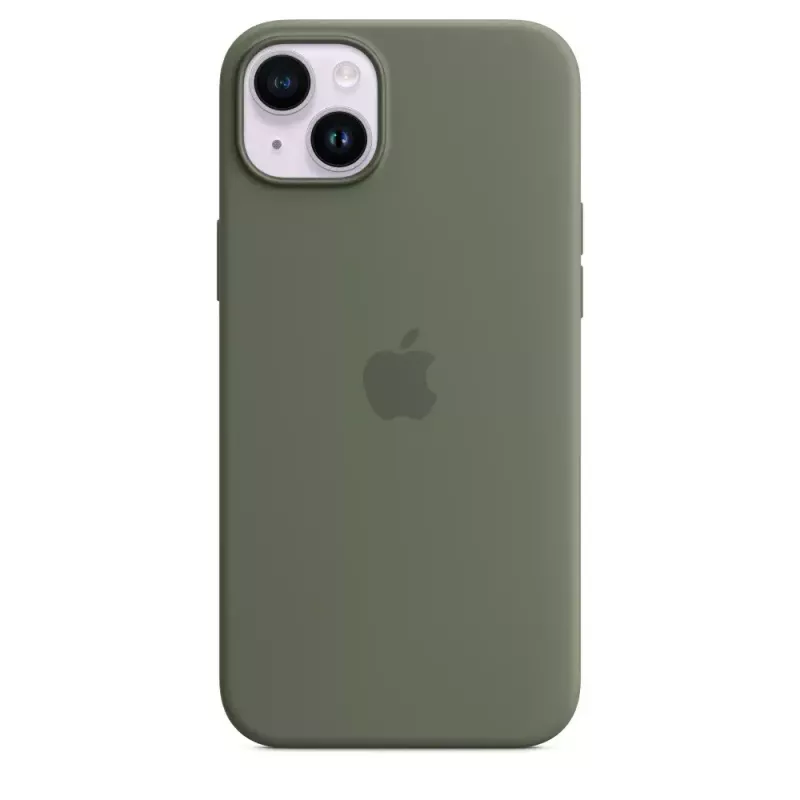 Cover Apple iPhone 14 Plus Silicone Case with MagSafe Olive