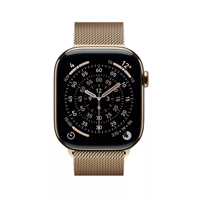 Apple Watch GPS + Cellular 46 mm kullast titaankorpusega kuldse Milanese aasaga M/L