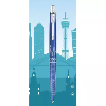Klambriga sissetõmmatav pastapliiats Parker Jotter Special Edition Global Icons Sydney Blue