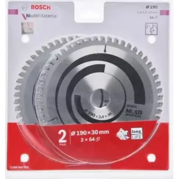 Multimaterjali ketassaag Bosch 190x30x2.4/1.8 mm 54T (2608644652)