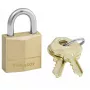 Pagasivõtmelukk MASTER LOCK 20mm laiune massiivsest messingist korpusega tabalukk